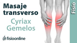 Automasaje para tendinitis  Masaje transverso profundo de Cyriax [upl. by Asilrak]