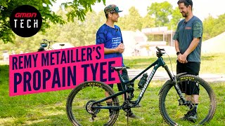 Remy Metailler’s Propain Tyee  GMBN Tech Pro Bike Check [upl. by Reivaxe]