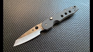 The Spyderco Smock Pocketknife The Full Nick Shabazz Review [upl. by Nare]