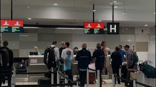 EXCLUSIVE Djokovic Zverev amp Tsitsipas Leave Australia Together [upl. by Kcid910]