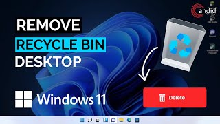 How to remove Recycle Bin from desktop in Windows 11 [upl. by Marney]