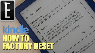 How To Factory Reset Your Kindle Basic 2022 [upl. by Gertrudis52]