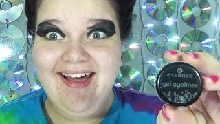 First Impressions Eyeliner Tutorial  Essence Gel Eyeliner For Beginners [upl. by Attayek]