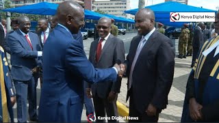 See how Junet Mohamed amp other Azimio leaders received President Ruto in Parliament today [upl. by Orabelle201]