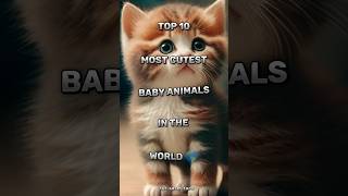 Top 10 most cutest baby animals in the world top10 babyanimals animals wildlife shorts [upl. by Nairb]