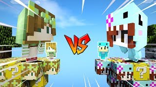 ISLA de BEBE MILO CHICA VS ISLA de VITA CHICA 🌴😍 MINECRAFT ROLEPLAY ISLA VS ISLA BEBE MILO Y VITA [upl. by Libenson]