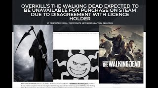 OVERKILLs The Walking Dead REMOVED FROM STEAM  Background [upl. by Moody261]