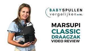 Marsupi Classic Draagzak Review Nederlands [upl. by Earezed]