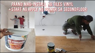 paano mag install ng tiles vinyl [upl. by Macswan]