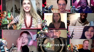 VALORANT Voice Actors saying REVIVE ME JETT  ORIGINAL quotRevive me jettquot [upl. by Avaria748]