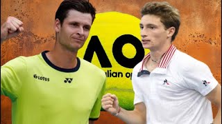 Ugo Humbert vs Hubert Hurkacz  Australian Open 2024 [upl. by Harhay]