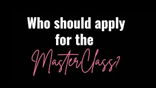 Who should apply for the Meet The Press Masterclass [upl. by Kellyn]