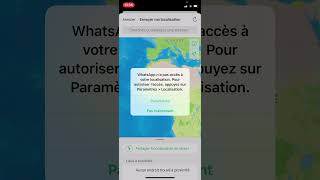 Comment partager sa position sur WhatsApp temporairement  ios18 iphone whatsapp [upl. by Gadmon]