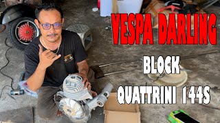 VESPA DARLING  QUATTRINI 144S [upl. by Ivana]