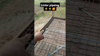 linter pipeing work live room piping highlights electrical electrician electric shortvideo [upl. by Swanson]