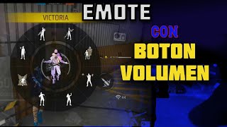 COMO hacer 🔥EMOTE con BOTOM de VOLUMEN🔥 EMOTE DE PC [upl. by Anedal759]