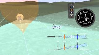 Aviation Animation  Flying an ILS approach  How The ILS system works in flight [upl. by Urbanus48]