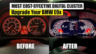 DIGITAL CLUSTER FOR BMW E90E91E92E93  Complete Upgrade Guide [upl. by Materi801]