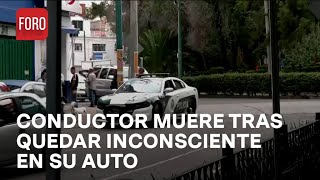 Muere conductor al sentirse mal dentro de su vehículo y chocar en Calzada Legaria  Las Noticias [upl. by Ahsitauq]