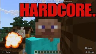 HOW TO BEAT MINECRAFT HARDCORE PS5 svenska [upl. by Doug]