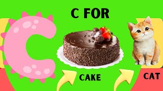 Letters from C  WORDS THAT START WITH C  Letter C Vocabulary  Preschool Learning [upl. by Jeunesse]