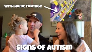 Autism Early Signs  Toddler Signs Of Autism With Footage [upl. by Lorilee]