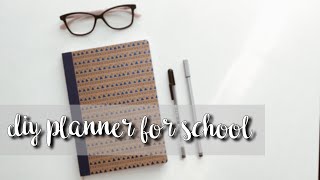 diy planner for school [upl. by Airottiv]