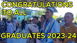 GRADUATION RITES OF MARYKNOLL HIGH SCHOOL OF ASUNCION INC DAVAO DEL NORTE PHILIPPINES [upl. by Haididej]