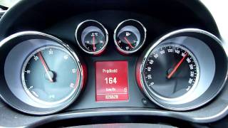 120200 kmh  6 gear Opel Insignia 20 CTDI 160 KM  acceleration [upl. by Assiar]