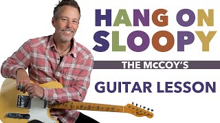 Hang on Sloopy by the McCoys  Easy Guitar Lesson [upl. by Earaj]