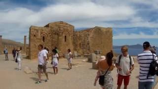 Acropolis of Lindos Rhodes Greece June 11 2016 [upl. by Elli802]