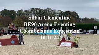 Sillan Clementine BE80 amp BE90 Arena Eventing Coombelands Equestrian 101124 [upl. by Lama]