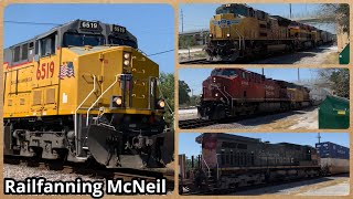 81023 Railfanning McNeil Feat UP 6236 on ILDYC KCS CP NS amp MORE [upl. by Bellew]