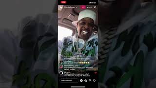 Finesse2Tymes diss HoneyComb Brazy in Song on IG Live PT2 Must See [upl. by Intisar]