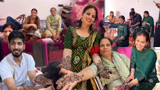 😊Bhanje Di Mehendi Te Sabne Lagayiyan Ronka  Mandeep Vlog  Mandeep Kaur [upl. by Niras344]