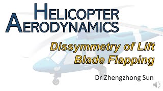 Helicopter Aerodynamics  Rotor Dissymmetry of Lift Blade Flapping [upl. by Mendes]