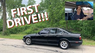 First start amp drive in the E34 535i  Initial thoughts [upl. by Collie789]