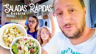 RECEITAS de SALADAS RÁPIDAS e GOSTOSAS [upl. by Peih]