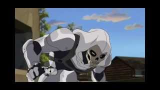 Ultimate Spiderman S2E16  Taskmaster gets beaten down by Deadpool and Spiderman [upl. by Lisha]