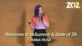 ZK12 Welcome to zkSummit amp Sponsor Intro  Anna Rose [upl. by Stavros994]