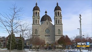 Basilica of St Adalbert celebrates reopening of Notre Dame [upl. by Atsyrt]