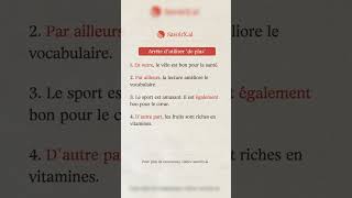 Arrête dutiliser quotDe plusquot Voici 5 alternatives françaisonline delf delfb1 frenchlesson [upl. by Naerol]