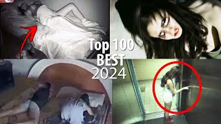 Top 100 BEST Scary Videos of 2024 [upl. by Alsworth]