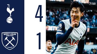 Tottenham Hotspur vs West Ham United 41 Highlights  Premier League  20242025 [upl. by Vanhomrigh]