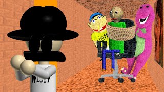 Baldi loves Green Beans 3 Chapter 1 Baldi is Stuck Remastered Joke Mod  Baldis Basics [upl. by Anegal83]