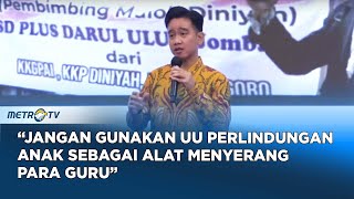 FULL Arahan Wapres Gibran di Rakor Evaluasi Kebijakan Pendidikan Dasar dan Menengah [upl. by Eilyac568]