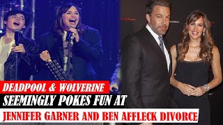 Deadpool amp Wolverine Seemingly Pokes Fun At Jennifer Garner And Ben Affleck Divorce [upl. by Adnofal]