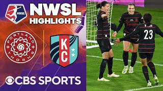 Portland Thorns vs Kansas City Current Extended Highlights  NWSL  CBS Sports Attacking Third [upl. by Netniuq]