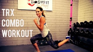 25 Minute TRX Combo Workout for Strength and Cardio [upl. by Nimaynib169]