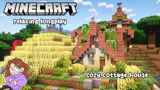 Building a Cozy Cottagecore House  Minecraft Relaxing Longplay No Commentary [upl. by Marva]